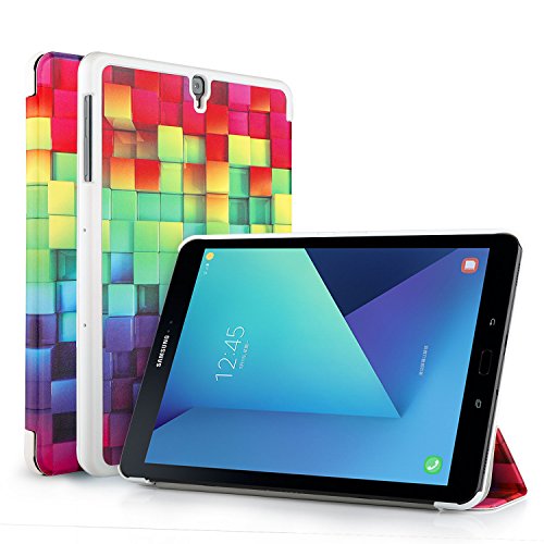 Samsung Galaxy Tab S3 9.7 hülle, IVSO hochwertiges PU Leder Etui hülle Tasche Case – mit Standfunktion, super 360° Anti-Wrestling, ist für Samsung Galaxy Tab S3 9.7 Tablet-PC perfekt geeignet (Für Samsung Galaxy Tab S3 9.7, C-Muster09) - 5