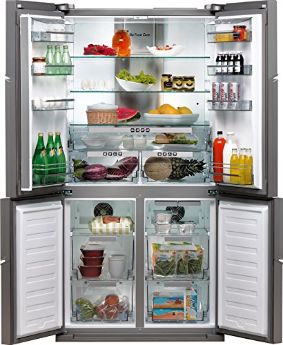 Bauknecht KSN 4T A+ IN Side-by-Side / 185.00 cm Hhe / 459 kWh/Jahr / 362 L Khlteil / 164 L Gefrierteil / NoFrost nie wieder Abtauen im Gefrierteil / Edelstahl