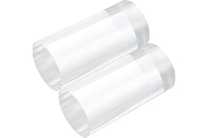 Kvartsman 2 stycken akrylplaststavar runda 50 mm x 100 mm