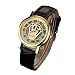 Produktbild Sansee Herren Leder Einfache wasserdichte Quarz Analog Armee Datum Armbanduhren-Mcykcy Herrenuhr MY023 (A)
