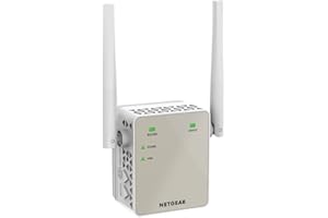 NETGEAR AC1200 EX6120 | Repetidor Extensor de Red WiFi (1200Mbps, Puerto Ethernet) | Blanco