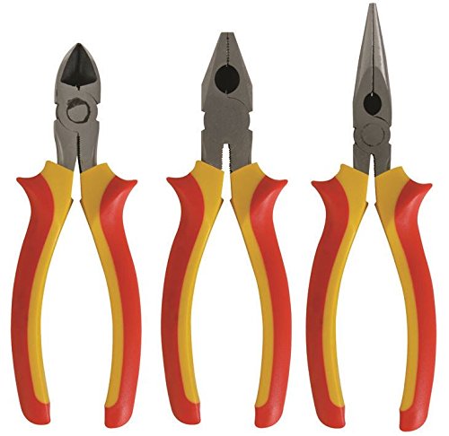 'Velleman 37955 Zangen-Set, 3 Pcs (mit der Gartenschere/flach/Universal)