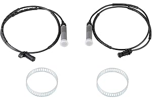 ‎GEAREVER GEAREVER 2x ABS Sensor Raddrehzahlsensor, 34526762466 ABS-Raddrehzahlsensor hinten Links Rechts ABS sensor kabel für BMW 1er E81 E82 E87 E88, für BMW 3er E90 E91 E92 E93