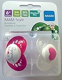 MAM Style - I Love Daddy Soother Twin Pack 6m+ (Red/White)