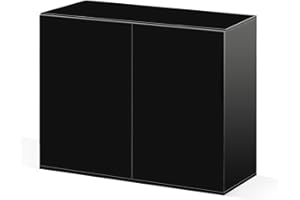 CIANO, Meuble EMOTIONS PRO 100 NOIR 102x 40x83 cm, en Bois, pour Aquarium - Support avec 2 Portes et Compartiment pour Rangement - Meuble d'aquarium pour Poissons, fabriqué au Portugal