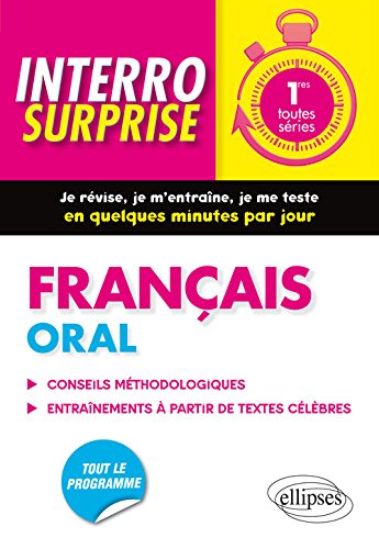 Français Oral 1res Toutes Séries