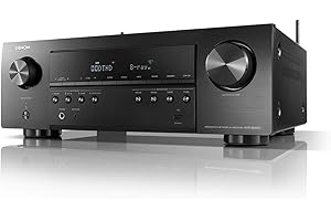 Denon AVR-S650H 5.2-Kanal AV-Receiver, Hifi Verstärker, Alexa Kompatibel, 5 HDMI Eingänge, Bluetooth & WLAN, Musikstreaming, Dolby True HD & Vision, AirPlay 2, HEOS Multiroom