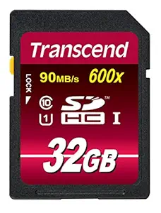 Transcend 32 GB High Speed Class 10 UHS Memory Card Upto 90MB/s (TS32GSDHC10U1)