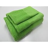 Flor de Algodón Set Toalla 3 Uds. Panama 400 Gr Verde