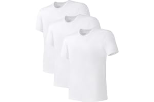DAVID ARCHY Men's Vests Undershirts with Ultimate Soft Multiple Pack Short Sleeve Underwear Vests