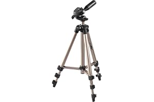 Hama "Star 5" stativ | lätt stativ med 36-105 cm höjd | 3-vägshuvud | 1/4" anslutning för DSLR och systemkameror
