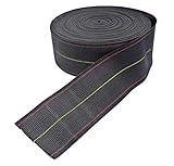 Gummiband für Polster, 80 mm Gurte, extra Qualität, für Rückenlehnen und Arme, 12 Meter. Gummiband mit Gummi zum Heften in Holzkonstruktionen, geeignet für Rückenlehnen und Arme wie Stühle, Sessel, Sofas, Sessel usw. Technische Daten: 80 mm. breit. Extra Qualität Elastizitätskoeffizient von 100% Zum Heften von Holzstrukturen. (Rücken und Arme) Schwarze Hauptfarbe. 12 meter Mod. Castilla.