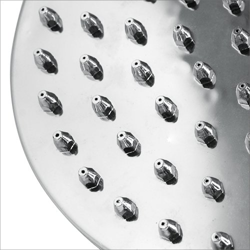 SODIAL (R) Badezimmer ABS Runde Kopfbrause Durchmesser 20 cm Duschstrahl Duschkopf - 3