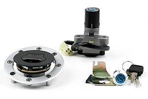 YHTIMIOX Motorcycle Ignition Switch Lock & Fuel Gas Cap Key Set For Suzuki GS500 2001-2012
