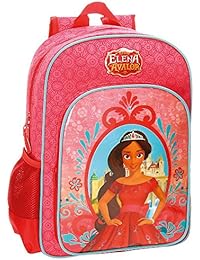 Disney Elena de Avalor Mochila Escolar, 38 cm, 13.22 Litros, Rojo