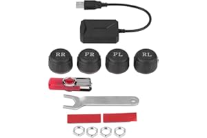 ARAMOX Sensores externos del TPMS del monitor de la presión de neumáticos del USB para la exhibición de la navegación del coche de Android