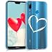 Produktbild kwmobile Huawei P20 Lite Hülle - Handyhülle für Huawei P20 Lite - Handy Case in Weiß Transparent