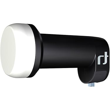 LNB Satellite RED OPTICUM LSP-02G Single - Faible Bruit 0.1dB - Compatible DVB-S/S2 - Pour 1 Abonné