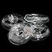 Produktbild Glaskönig Blütenring Glas Blumenhalter Dekoration Wohnung 3er Set Blütenschwimmer Durchmesser 7,5cm