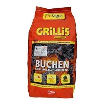 Profagus 10 Kg Holzkohlebriketts Briketts Grillis Sommerhit Grilli