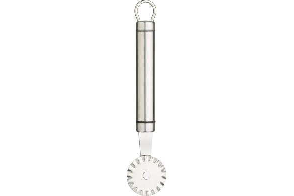 KitchenCraft Professional Roulette / Roulette à Pizza / Coupe Pâte en Acier Inoxydable (17 cm)