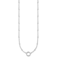 Thomas Sabo Halskette Mit Süßwasserperle & Zirkonia – Sterling Silber 925, Weiß, Länge 45 Cm, KE2121-167-14-L45V