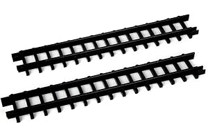 Magie di Natale Binario per Trenino di natale in plastica "Christmas Express" set di 2 pezzi Lemax (Binario dritto)