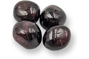 LA SPHÈRE GUÉRISSEUSE Granato pietra arrotolata da 2 a 3 cm, 1 unità, 2 à 3 cm, Pietra, Granato almandino