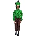 BookMyCostume Green and Brown Tree Kids Fancy Dress Costume 12-14 years