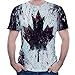 Produktbild Paar Frühling und Sommer lässig 3D-bedrucktes kurzärmliges T-Shirt Mode Splash-Ink 3D Printing Tees Shirt Short Sleeve T-Shirt Blouse Tops