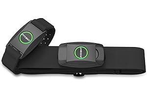 FITCENT 2 in 1 Heart Rate Monitor Chest Strap/Armband with Bluetooth5.0 ANT+, Heart Rate Sensor Compatible with Peloton Strava Wahoo Polar DDPYOGA Garmin Watch