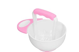 Mat mash skål - non slip foods kvarn med slipstång, vegetabilisk krossskål | Baby Food Crusher for Kids Meals, Anti Scalting Foods Grinder för frukt, grönsaker Soft Cooked