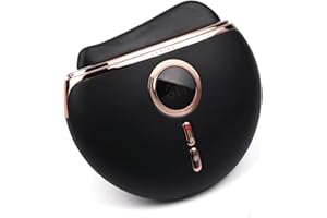 VRAIKO Eclipse Strumenti Gua Sha per il Viso, Massaggiatore per il Viso, Calore & Vibrazione, Anti-Invecchiamento, Lifting del Viso, Riduzione di Rughe e Gonfiori (Eclipse nero)