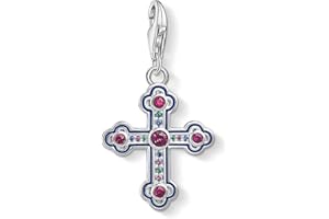 Thomas Sabo Femme Charm Pendentif Croix Victorienne Argent Sterling 925