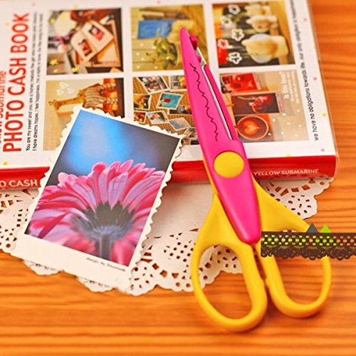 KingSo 6 Creative Crafts Arts Schnitt Bild S292H3 Fotorahmen Papier Schere sortiert Design Deko - 3
