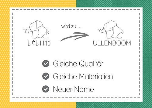 BEBILINO ® Patchwork Babydecke Kinderwagendecke und Baby Kuscheldecke 70×100 cm MINT GRAU - 4