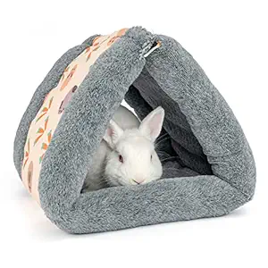 Niteangel Foldable Guinea Pig Tent Bed & Warm Tunnel for Rabbit Ferret Chinchilla Bunny Rats or Other Small Animals