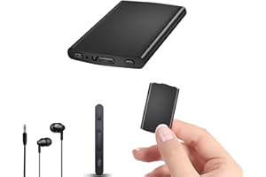 Tam88 128Gb Voice Recorder, Small Recording Device with 1500 Hours Recording Capacity, Audio Recorder with Voice Activated Fuction, Dictaphone for Classroom Lecture Meeting (earphone included)