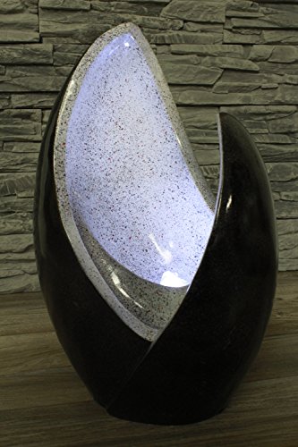 Design Springbrunnen „Capullo“ mit LED Beleuchtung Zimmerbrunnen Tischbrunnen Luftbefeuchter - 2