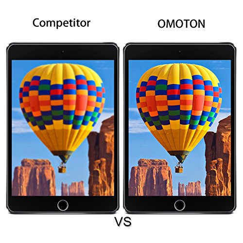 OMOTON Displayschutzfolie (Apple Bleistift kompatibel – Hartglas) für iPad Pro 12.9 zoll mit [2,5D Runde Kanten], [9H Härte], [kristallklar], [kratzerresistent] - 7