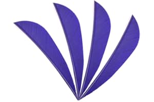 SHARROW 50pcs Archery Arrow Feathers Fletches 2 inch Turkey Feather Fletching Right Wing for Crossbow Carbon Arrows