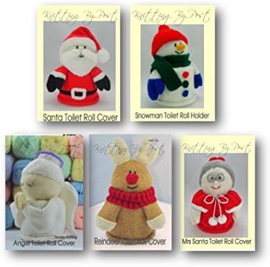 Knitting Pattern Christmas Toilet Roll Knitting Patterns Collection KBP-C012