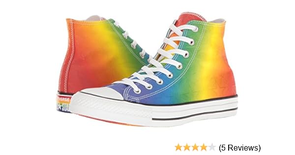 white converse rainbow bottom