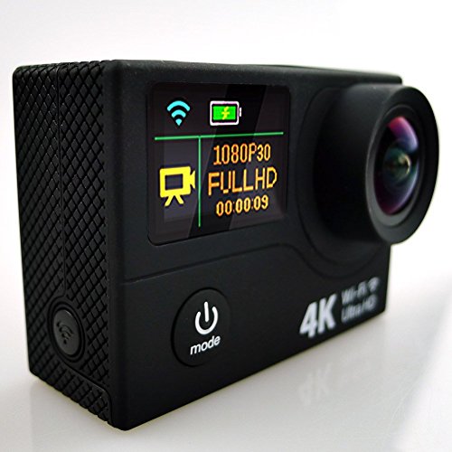 HTKJ Original 4K Dual Display Mini Ultra HD 1080P WiFi DV Action Waterproof Sports Camera||Wasserdichte Sportkamera Camcorder mit Fernbedienung ¡ - 7