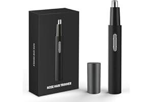 ‎BRIGIN Nasenhaartrimmer Nasenhaarschneider Ohrhaarschneider,2 in 1 Professioneller Nasentrimmer - Schmerzfreier Herren und Frauen Nasenhaarentferner, Mit USB-Ladefunktion,IPX7 Wasserdichte Doppelklingen