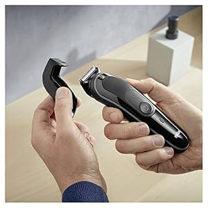 Braun Beard Trimmer & Hair Clipper, Cordless with 20 Trimming Precision Settings, Fully Washable, BT3020, Black - Image 3