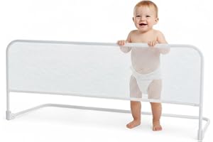 PLASTIMYR Barandilla Cama 140 cm – Barra Seguridad Cama Niños Fácil de Instalar – Barandilla Seguridad Camas para Infantil y Cuna Bebe