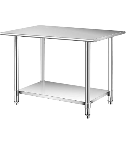 48x24 Inch NSF Commercial Folding Prep Table 48x24 Inch Stainless Steel ...
