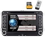 7-Zoll-DVD-Spieler GPS-Navigation Universal-Einheit für VW: Volkswagen Magotan Caddy Passat Sagitar Golf Tiguan Touran Jetta Skoda Sitz Polo usw.