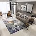 Produktbild Qaz-x.l Abstrakte Kunst Tinte rechteckige Teppiche Wohnzimmer Sofa Tisch Home Essentials rutschhemmend Teppiche, 80 * 120 Cm